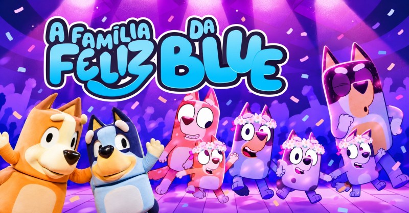 Peça Infatil A FAMILIA FELIZ DA BLUE