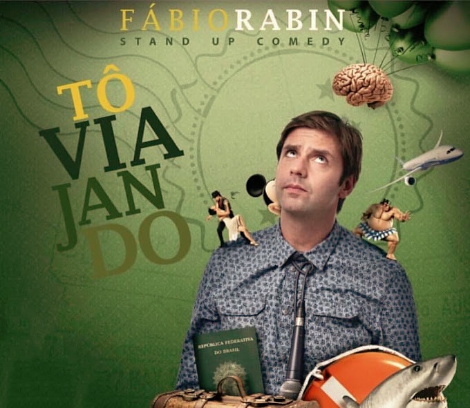 Fábio Rabin no Stad Up Tô Viajando