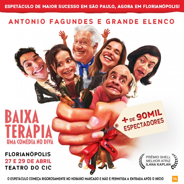 BAIXA TERAPIA, COM ANTÔNIO FAGUNDES E GRANDE ELENCO.