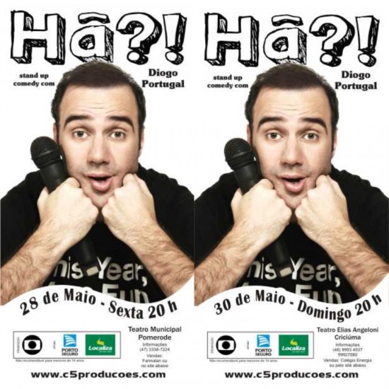 Stand Up com DIOGO PORTUGAL no show HÃ?!