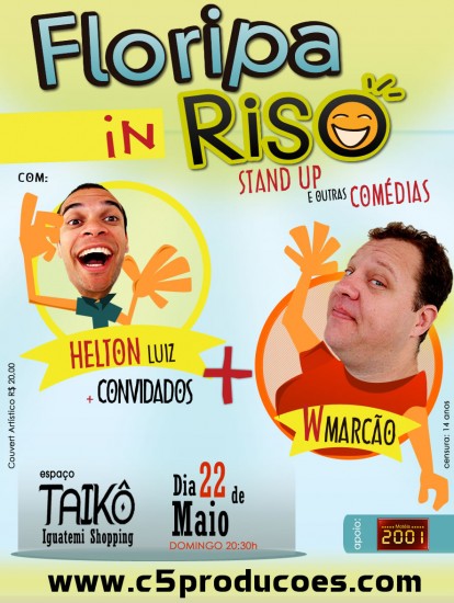 FLORIPA IN RISO com HELTON LUIZ & WMARCÃO e outras comédias...