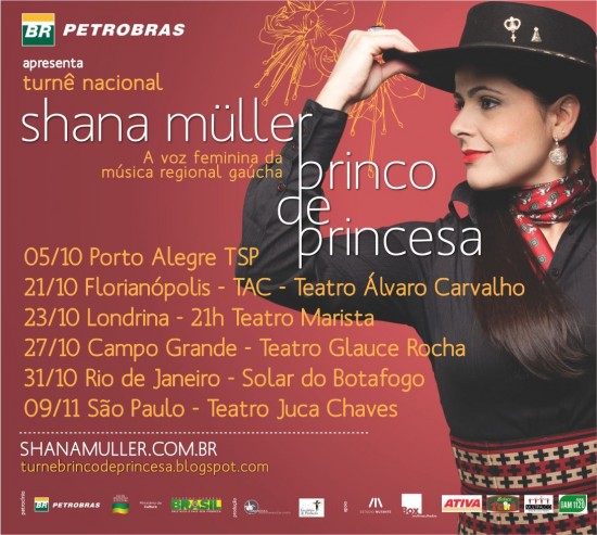 Shana Muller apresenta Show regional Gaucho e Latino Americano, BRINCO DE PRINCESA