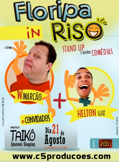 FLORIPA IN RISO com HELTON LUIZ & WMARCÃO e outras comédias...