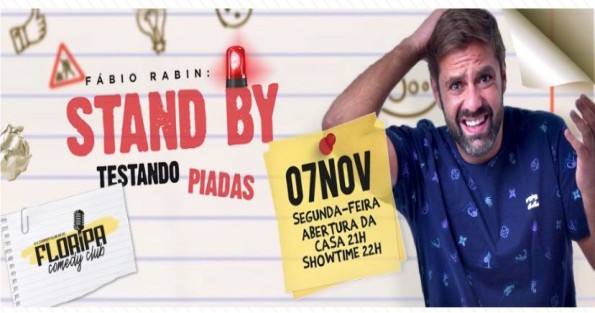 FÁBIO RABIN - STAND BY TESTANDO PIADAS 