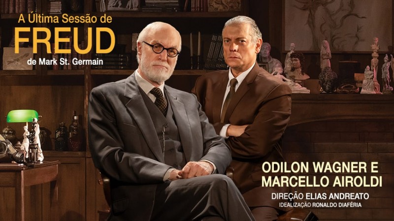 A última sessão de Freud com Odilon Wagner e Marcello Airoldi