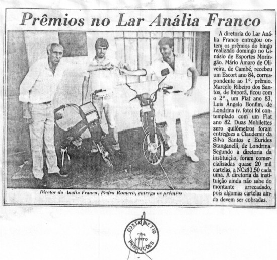 Bingo LAR ANALIA FRANCO